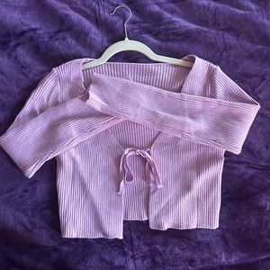 Long Sleeve Cropped Sweater